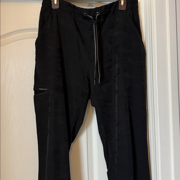 Healing Hands Black Camouflage Scrubs - Picture 3 of 5